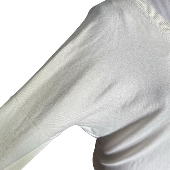 NWT Womens Banana Republic Factory Ivory Cream Forever Dolman Sweater - Sz S - Picture 3 of 4